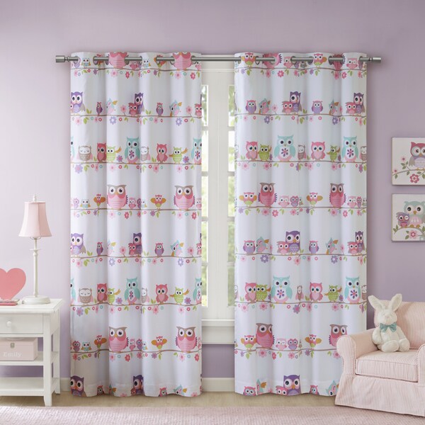 Shop Mi Zone Kids Noctural Nellie Owl Printed Blackout Grommet