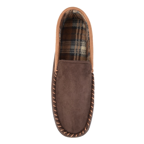 fleece lined moccasins mens