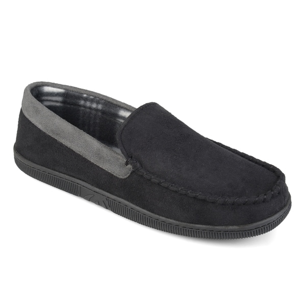 fleece lined moccasins mens