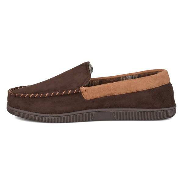 fleece lined moccasins mens