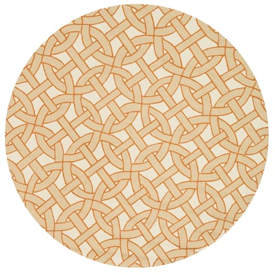 Alexander Home Indoor/ Outdoor Hand-hooked Geometric Rug