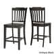 Eleanor Slat Back Wood 24 in. Counter Chair (Set of 2) by iNSPIRE Q Classic - Thumbnail 3