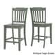 Eleanor Slat Back Wood 24 in. Counter Chair (Set of 2) by iNSPIRE Q Classic - Thumbnail 2