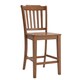 Eleanor Slat Back Wood 24 in. Counter Chair (Set of 2) by iNSPIRE Q Classic - Thumbnail 7