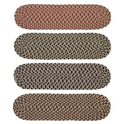 Reversible Multi Oval Braided Stair Tread (Single)