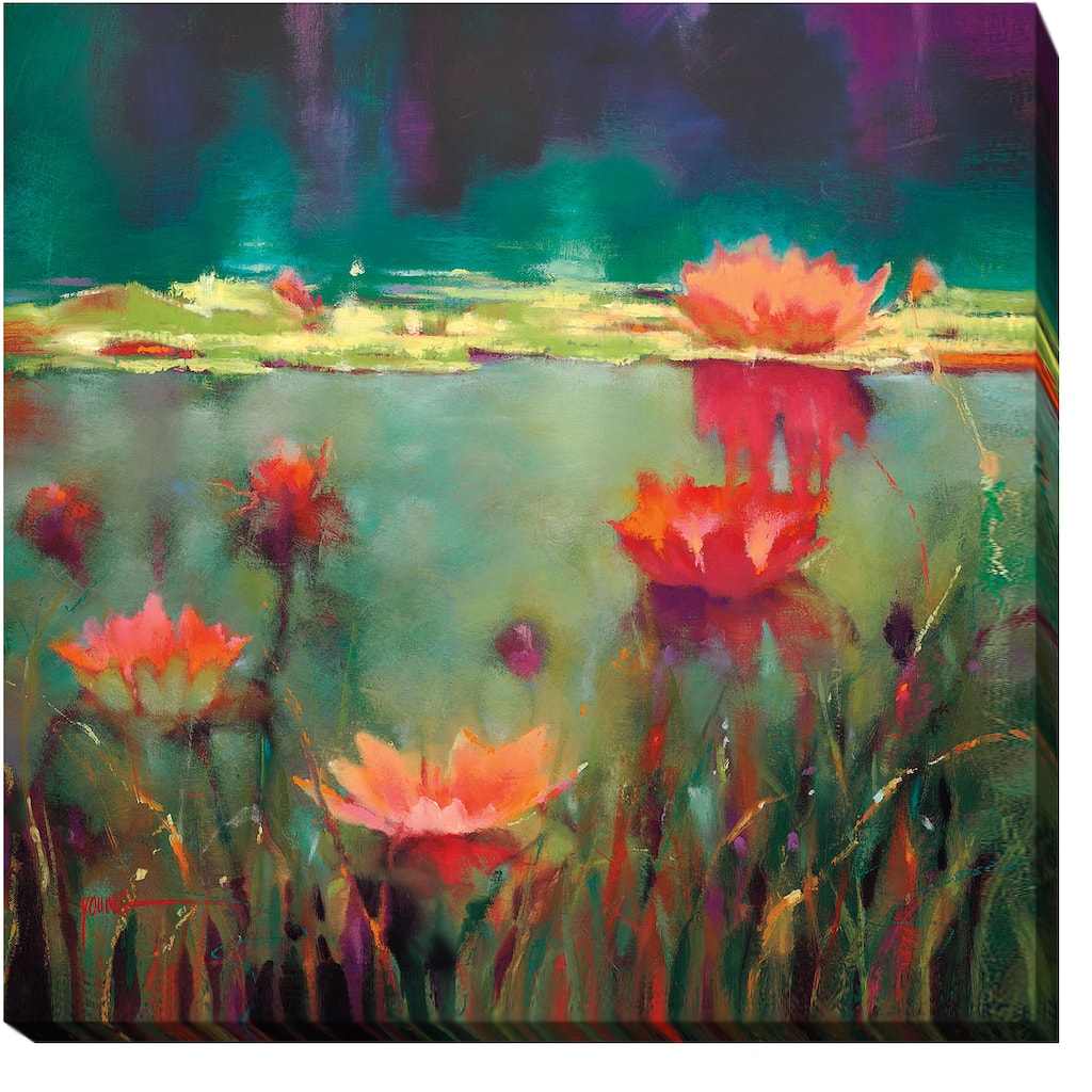 Donna Young 'Nightfall' Gallery-wrapped Canvas Giclee Art