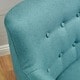preview thumbnail 5 of 15, Meena Button-tufted Fabric Club Chair by Christopher Knight Home