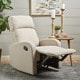 preview thumbnail 10 of 36, Gaius Class Fabric Recliner by Christopher Knight Home