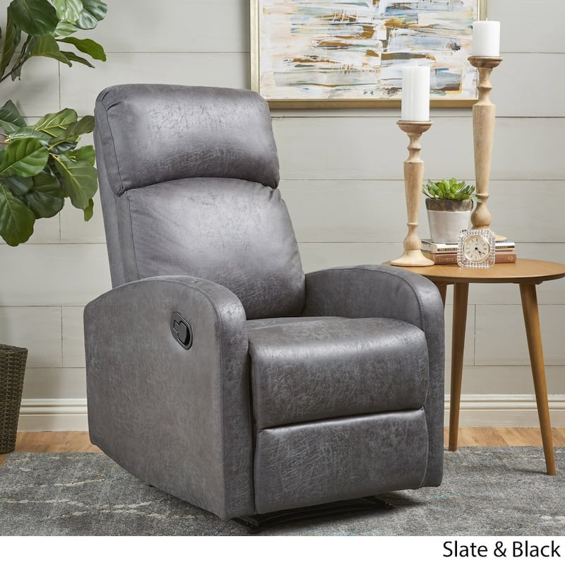 Gaius Class Fabric Recliner by Christopher Knight Home