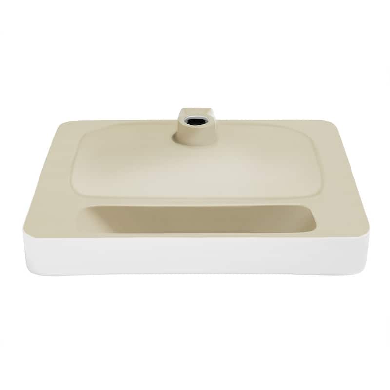 Carre Rectangular Vessel Sink