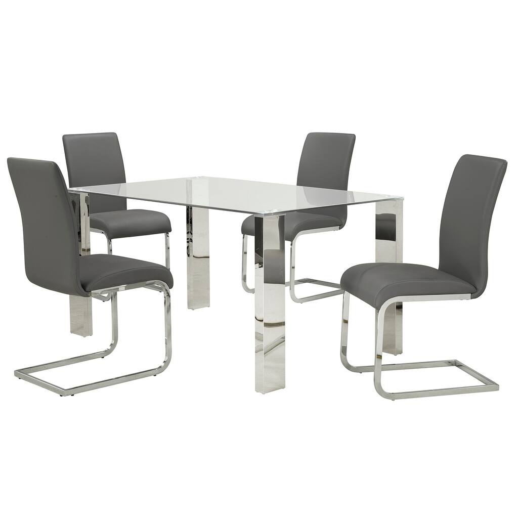 5 Pc Contemporary Dinng Set