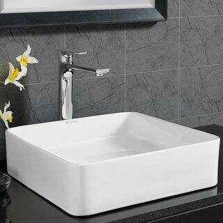 Square Bathroom Sinks Online At Our Best Deals Swiss Madison Concorde Slender Square Ceramic Bathroom Vessel Sink