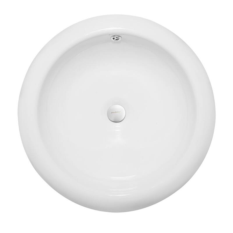 Swiss Madison Plaisir® Round Ceramic Bathroom Vessel Sink