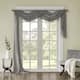 Madison Park Kaylee Solid Lightweight Crushed Sheer Curtain Scarf