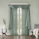 Madison Park Kaylee Solid Lightweight Crushed Sheer Curtain Scarf
