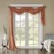 Madison Park Kaylee Solid Lightweight Crushed Sheer Curtain Scarf