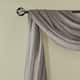 Madison Park Kaylee Solid Lightweight Crushed Sheer Curtain Scarf