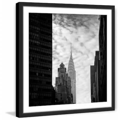 'Chrysler Building New York 2' Framed Painting Print - Multi-Color
