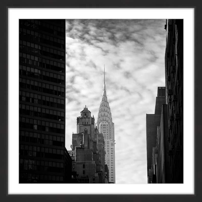 'Chrysler Building New York 2' Framed Painting Print - Multi-Color