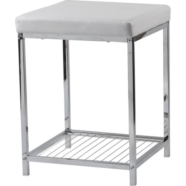 Metal bathroom deals stool