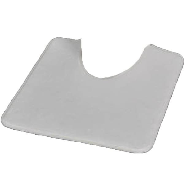 Evideco Microfiber Pedestal Toilet Mat Toilet Contour Rug Non Skid - 20 x 20