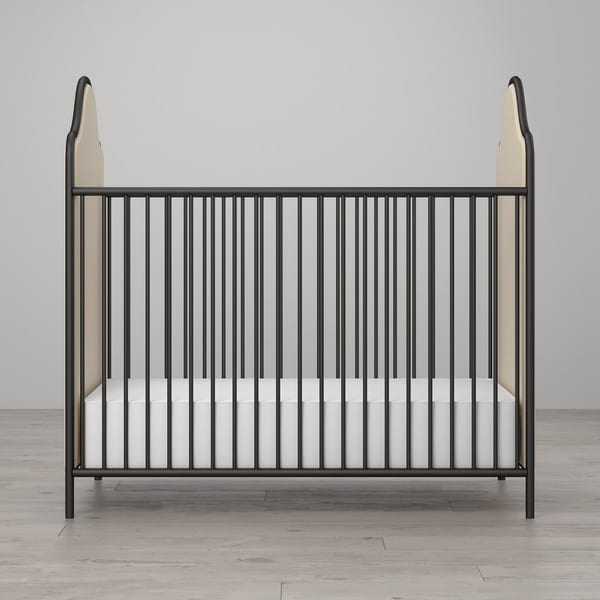 Metal crib hot sale black