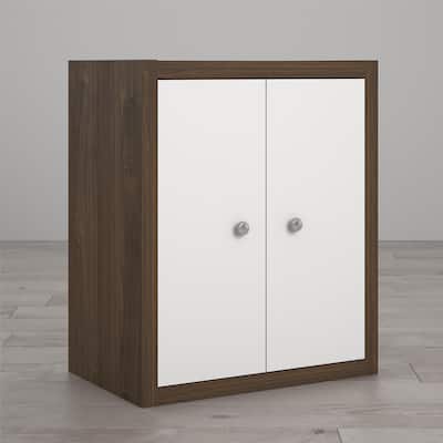 Little Seeds Sierra Ridge Terra Modular Bookcase with Doors - N/A