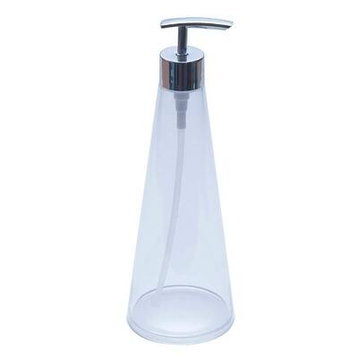 Evideco Round Clear Acrylic Soap and Lotion Dispenser CONE