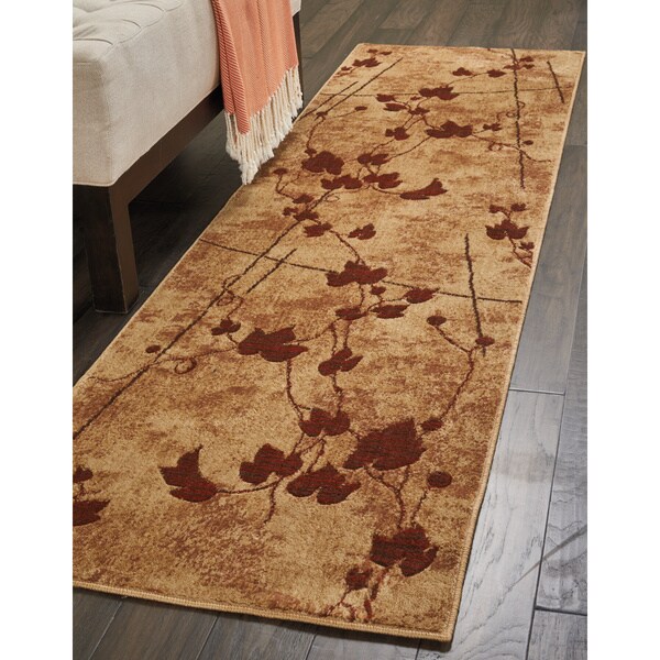 Nourison Somerset Latte Runner Rug 2 3x8 3 X 8 Free Nourison Somerset Latte Runner Rug 2 X27