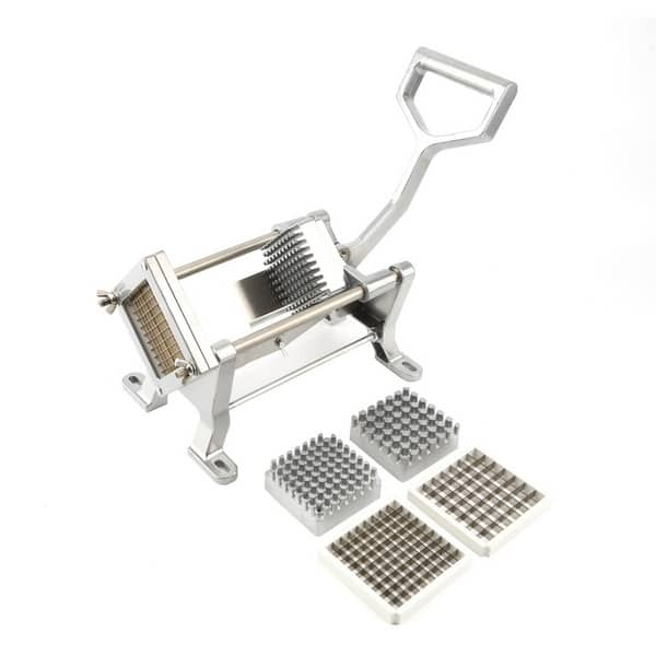 French Fry Cutter Fruit Vegetable Potato Slicer with 3 Blades - Bed Bath &  Beyond - 35297851