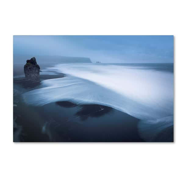 Franz Schumacher 'The Black Lave Beach Of Vik' Canvas Art - Overstock ...