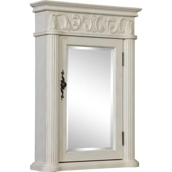 Shop Roman 21 Antique White Medicine Cabinet Antique White