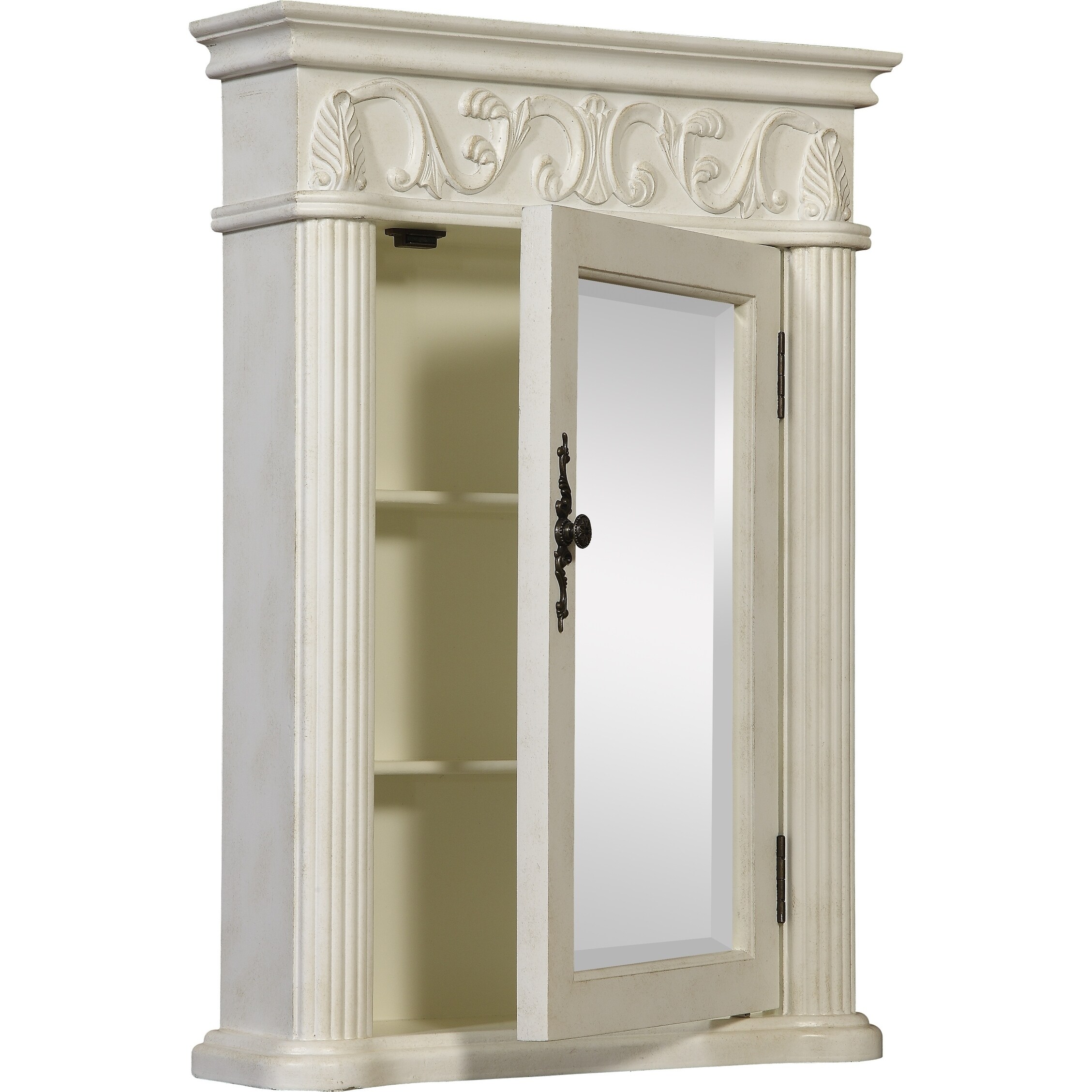 Shop Roman 21 Antique White Medicine Cabinet Antique White