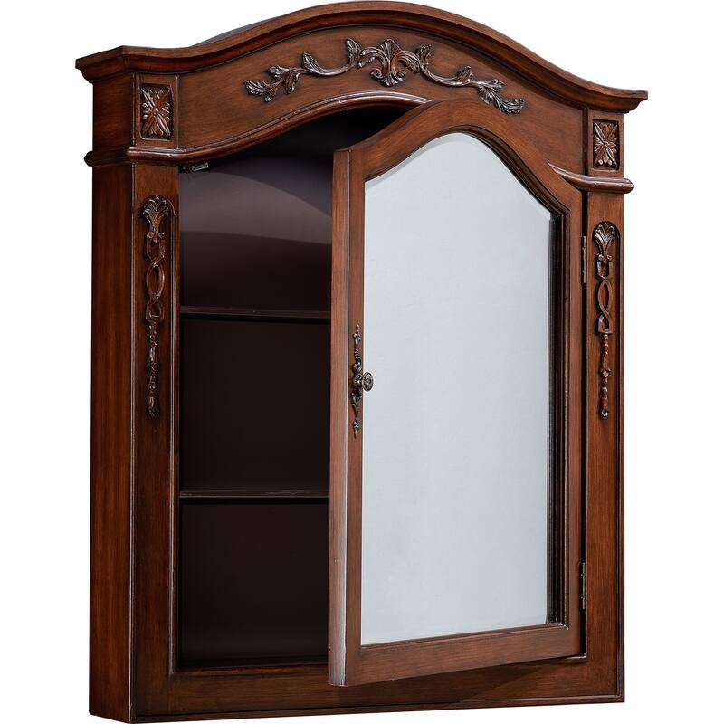 Milan 32" Teak Medicine Cabinet