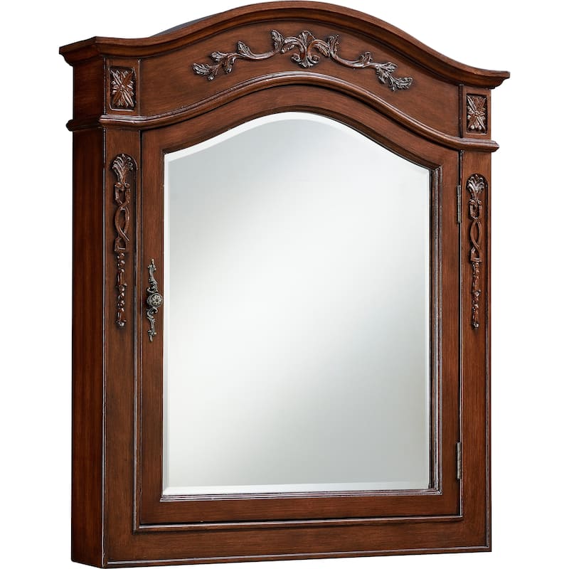 Milan 32" Teak Medicine Cabinet