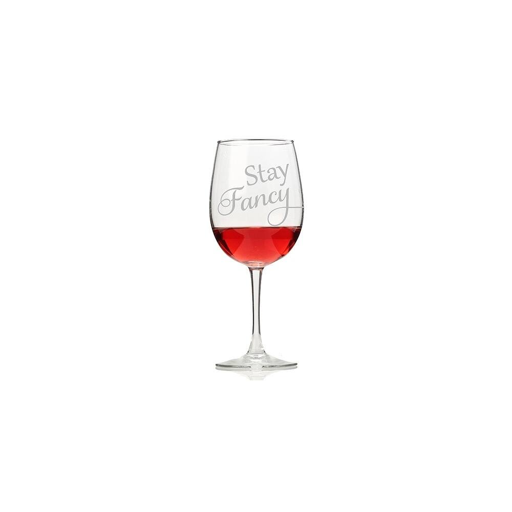 Stay Fancy Wine Glasses (Set of 4)