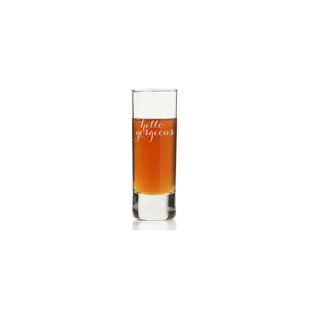 Hello Gorgeous Tall Shot Glass (Set of 4)