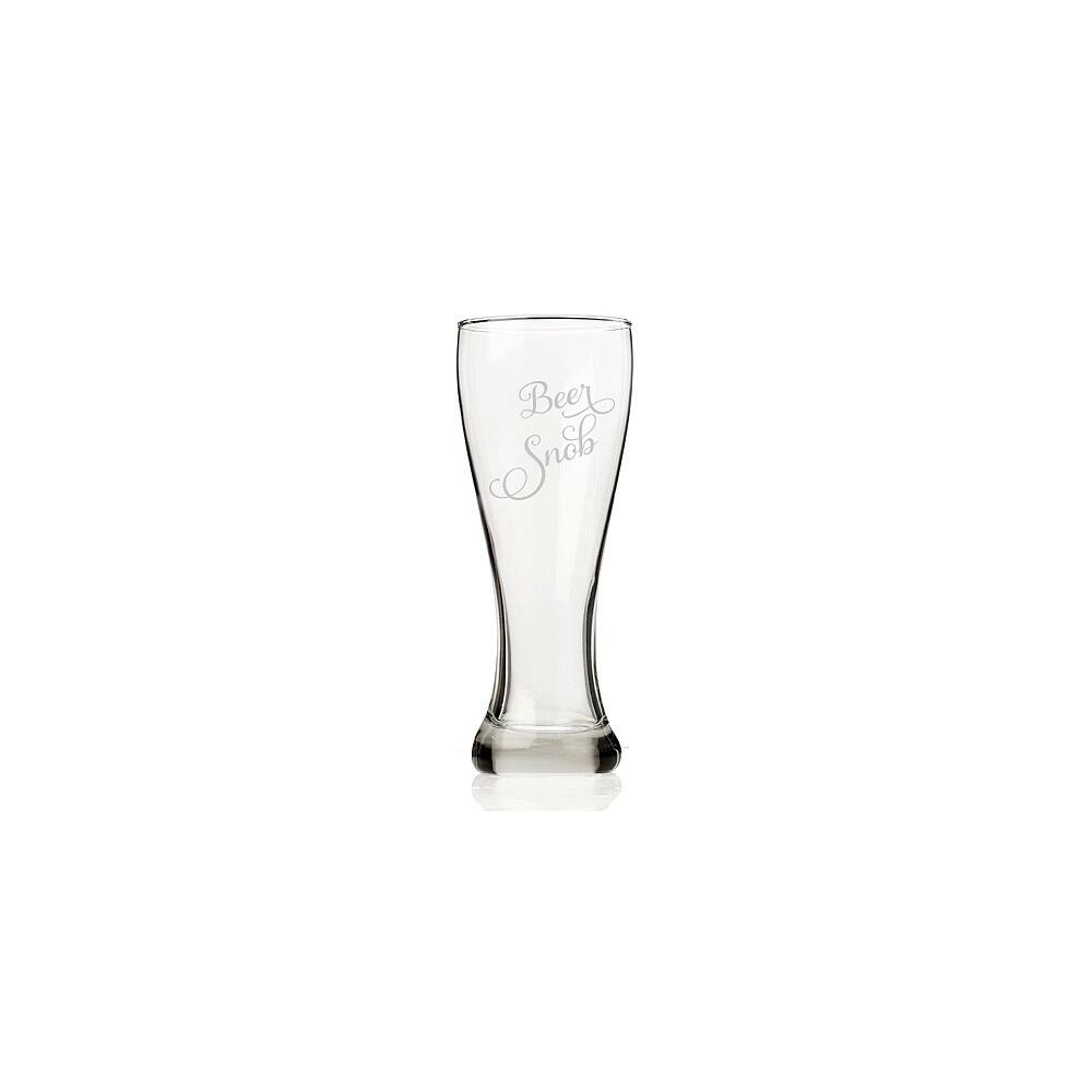 Beer Snob Fancy Pilsner Beer Glass (Set of 4)
