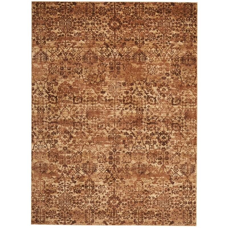 Nourison Somerset Tribal Patterned Area Rug - 7'9" x 10'10" - Brown - Runner/Rectangle