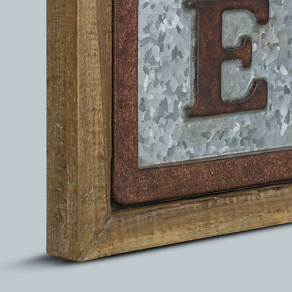 Shop Vintage Dad S Garage Framed Wood Metal Sign Farmhouse Wall
