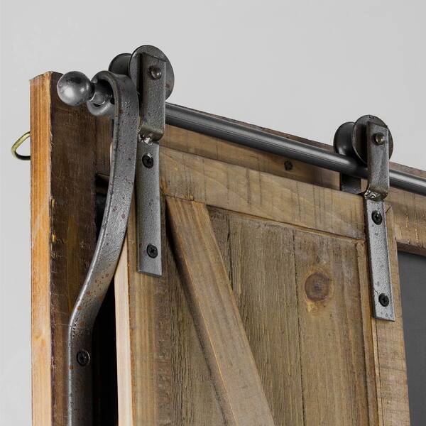 Shop American Art Decor Chalkboard Sliding Barn Doors Message