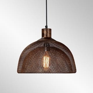 Polaris 15 inch Mesh Pendant by Kosas Home