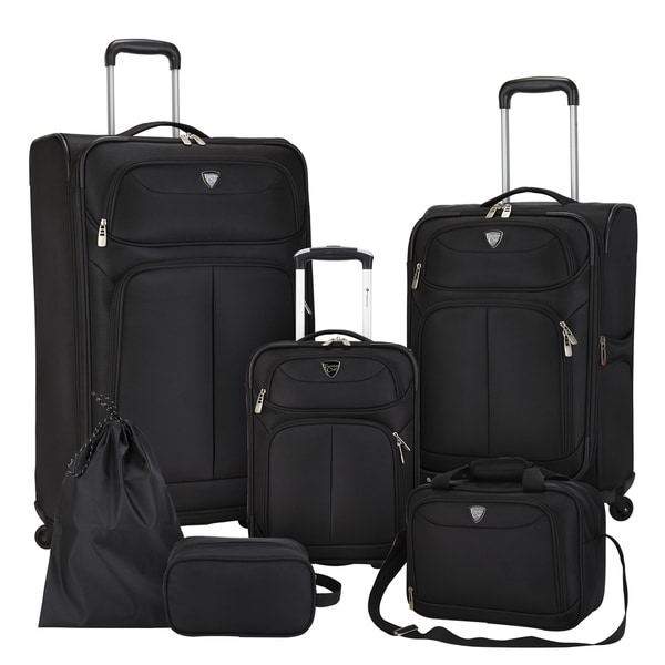 6 piece luggage set