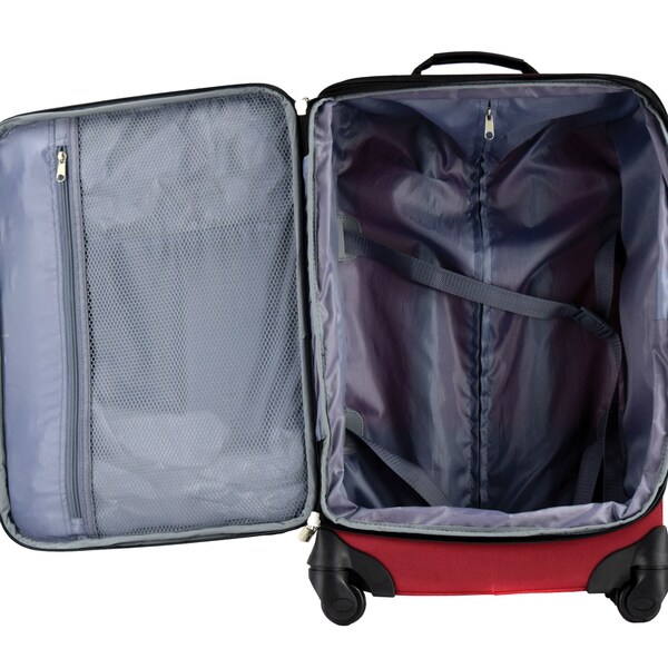 travelers club 4 piece luggage set