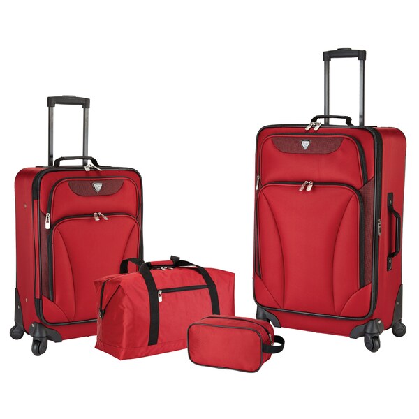 4 piece spinner luggage set