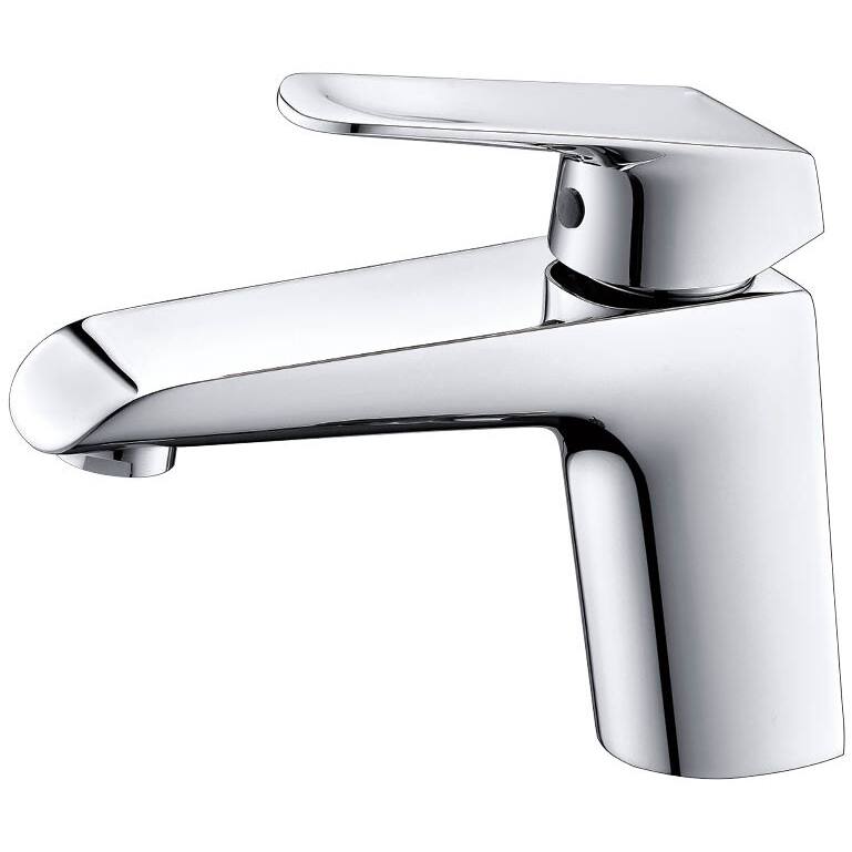 EVIVA Lotus Single Handle Bathroom Sink Faucet (Chrome)