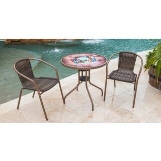 Panama Jack Patio Furniture Outdoor Seating Dining For Less Panama Jack Café 3 Pc Chairman Of The Boards Bistro Set