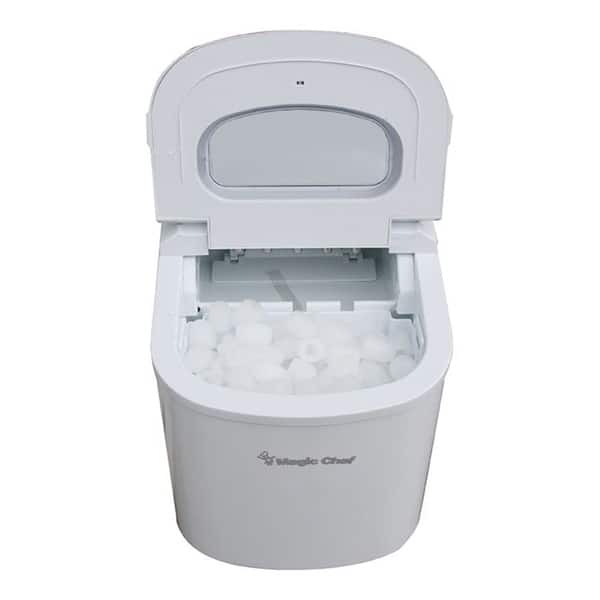 Shop Magic Chef 27 Lb Countertop Ice Maker White Free