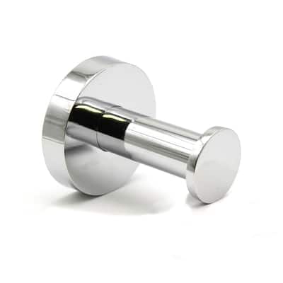 Wall Mount Bath Towel Single Robe Hook Polished Stainless Steal - 2H X 1.10W x1.10L