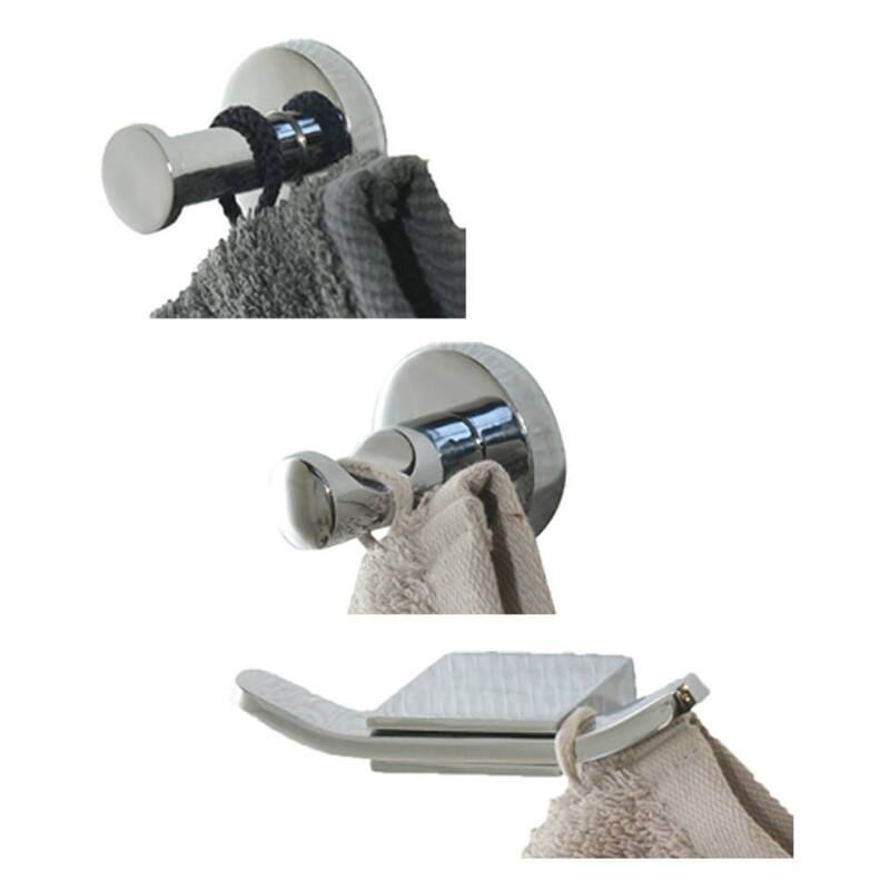 Wall Mount Towel Hook, Single Robe Hook, Polished Stainless Steel - 2H X 1.10W x1.10L